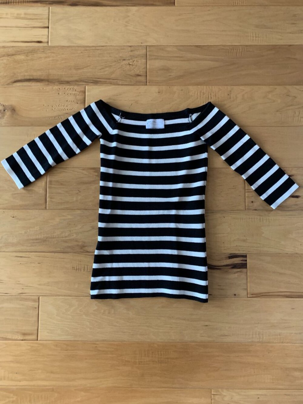 Rachel Roy black and white top
